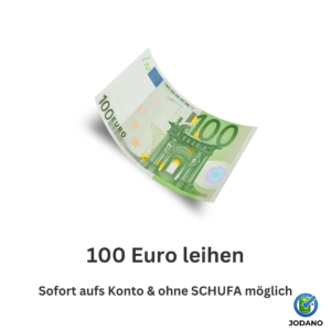 Jetzt 100 € schnell und sicher leihen – Sofort-Auszahlung aufs Konto oder per PayPal. Auch ohne SCHUFA möglich. Anbieter vergleichen & direkt beantragen!